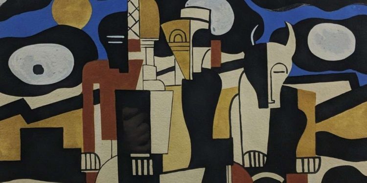 Fernand Léger (1881-1955), La creazione del mondo (1923, particolare)