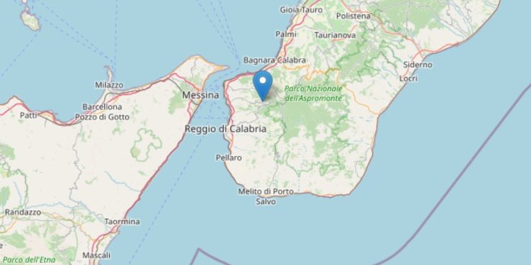 Terremoto Reggio Calabria, 19 luglio 2022 (foto: INGV)