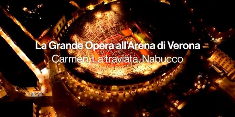 La grande opera all'Arena di Verona su Rai 3