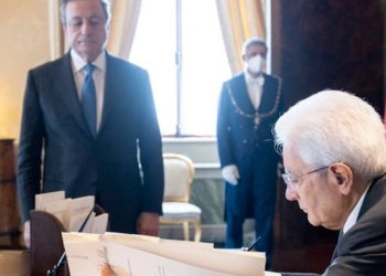 Draghi con Mattarella