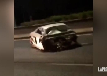 Incidente sul Gra, screen dal video