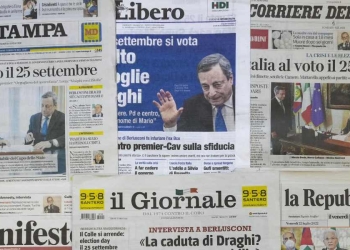 titoli giornali su dimissioni Draghi