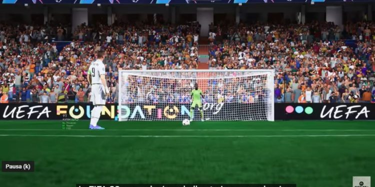 Fifa 23 gameplay (screen Youtube)