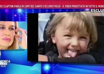 Lory Del Santo e il figlio Conor