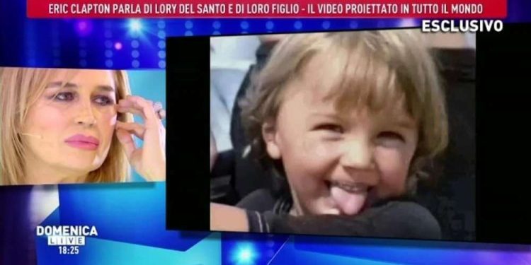 Lory Del Santo e il figlio Conor