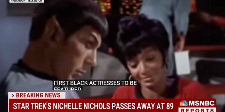 Nichelle Nichols, screen da Youtube