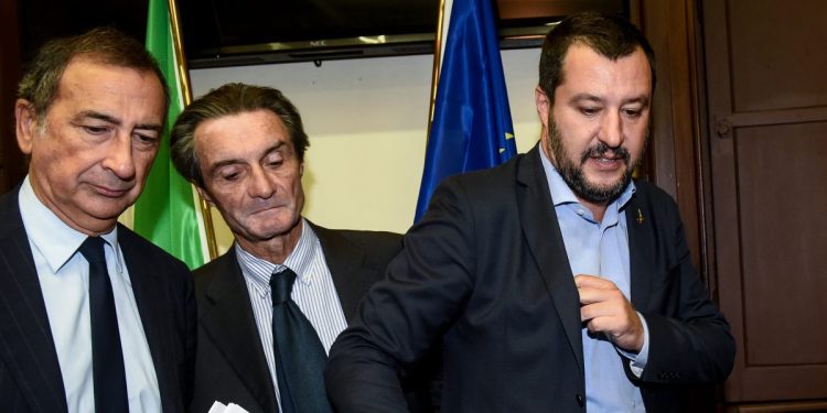 Sala, Fontana e Salvini