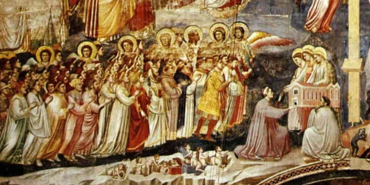 Giotto, Giudizio universale (particolare)