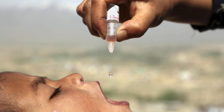 Vaccino polio a bambino (Foto: 2022, LaPresse)