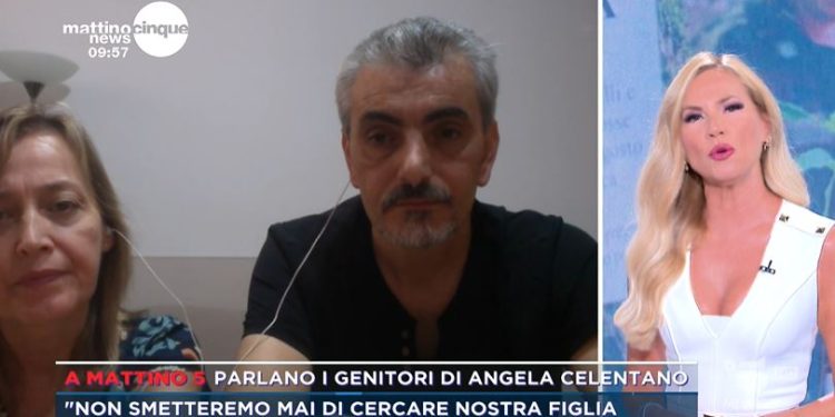 I genitori di Angela Celentano a Mattino5