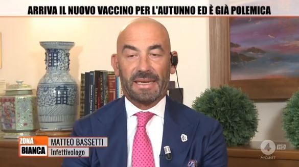 Matteo Bassetti a Zona Bianca