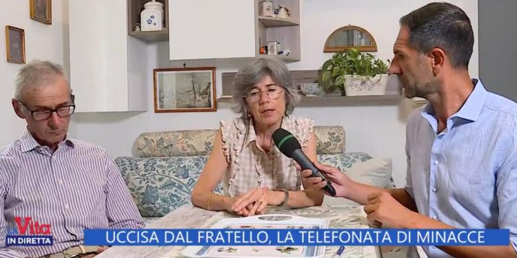 I genitori di Alice e Alberto Scagni a La Vita in Diretta