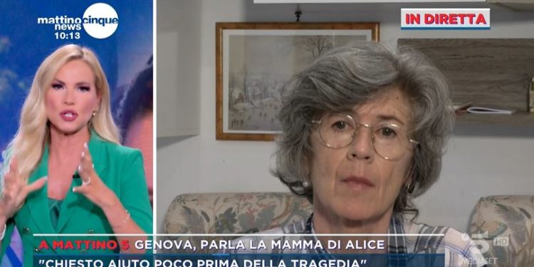 Alice Scagni, la mamma a Mattino Cinque