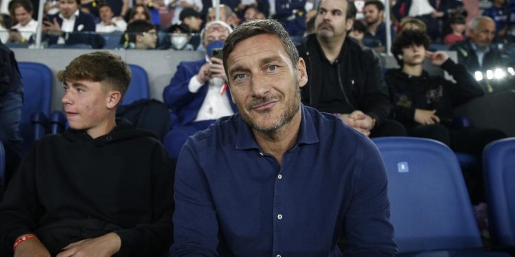 Totti e il figlio