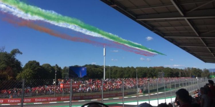 Frecce tricolori GP Formula 1 Monza