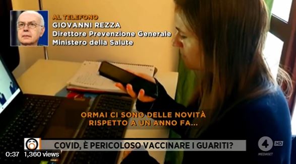 Stop Vaccini Ai Guariti Dal Covid?/ Rezza: “Punto Sotto Revisione”. E ...