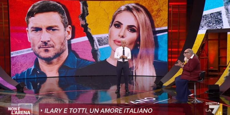 Roberto D'Agostino su Totti e Ilary Blasi a Non è l'Arena