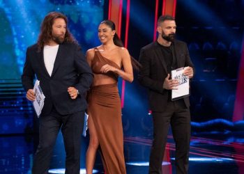 Martin Castrogiovanni, Belen Rodriguez e Alessio Sakata a Tu si que vales 2022