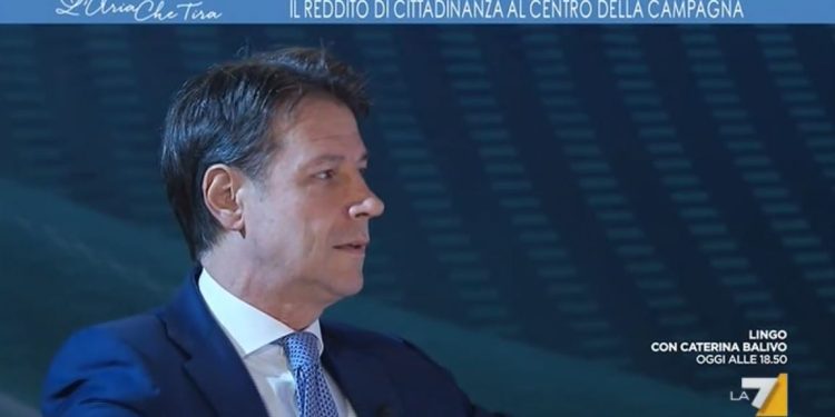 Giuseppe Conte a L'Aria che tira