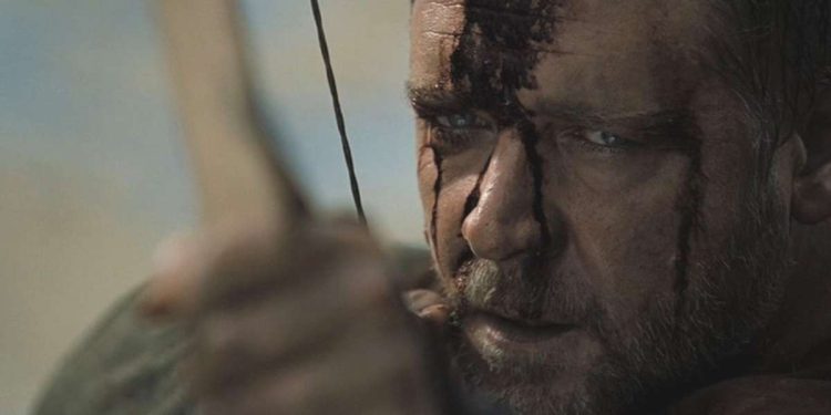 Russell Crowe nel film Robin Hood (Wikipedia)