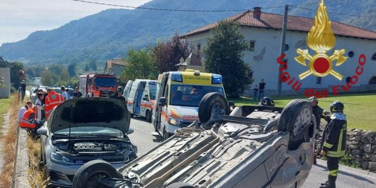 Incidente a Envie (foto: Vigili del Fuoco)