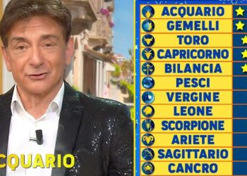 Paolo Fox, la classifica dell'oroscopo della settimana (Rai2, diretta I Fatti Vostri)