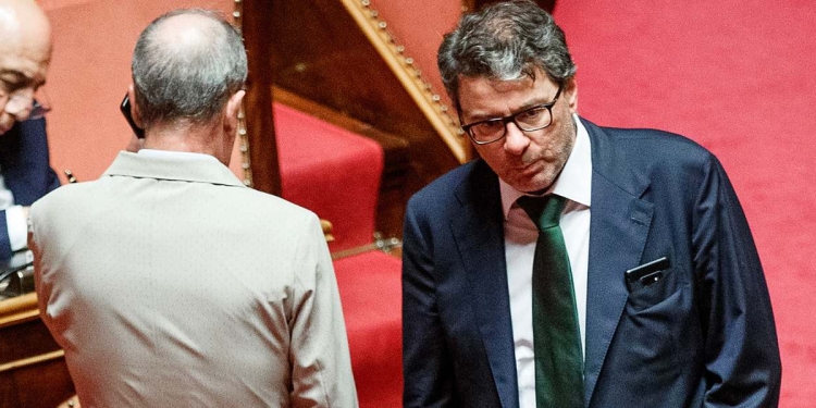 Calderoli e Giorgetti