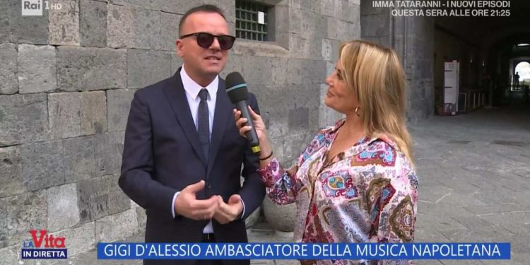 Gigi d'Alessio a La Vita in Diretta