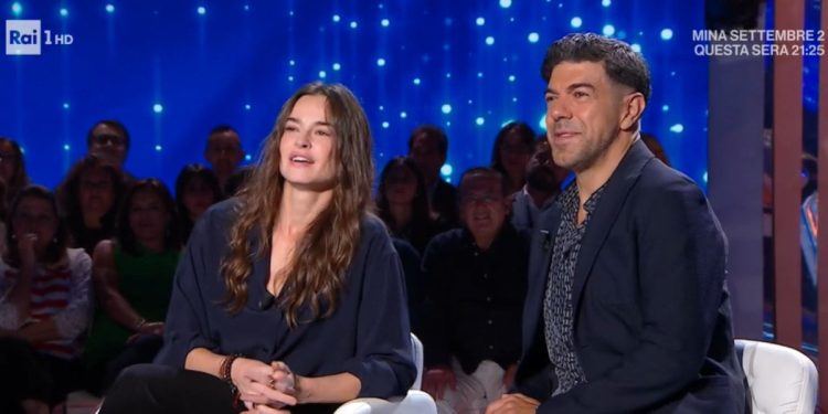 Kasia Smutniak e Pierfrancesco Favino (Domenica In, 2022)