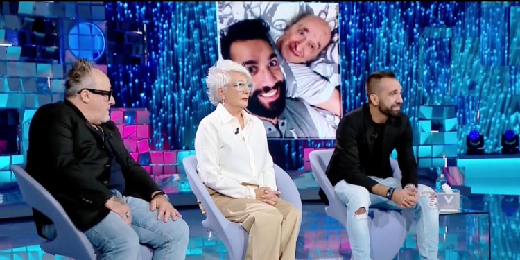 Max Cavallari, Rosy Marrone e Gianluca Arena a Verissimo