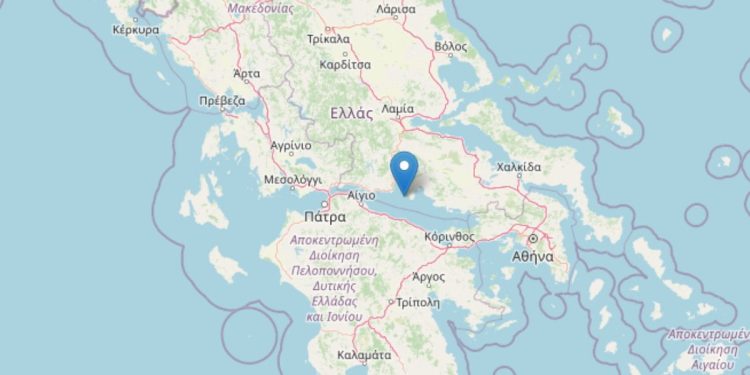 Terremoto oggi in Grecia, 9 ottobre 2022 (foto: INGV)