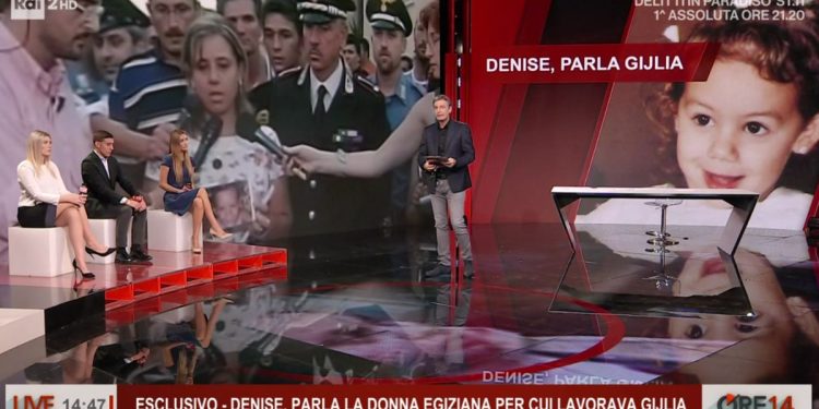 Denise Pipitone: parla la testimone Gijlia (Rai 2, diretta Ore 14)