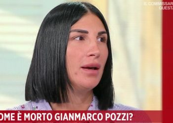 Martina, la sorella di Gianmarco Pozzi (Rai 1, diretta Storie Italiane)