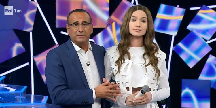 Carlo Conti e Samira Lui a Tale e Quale show 2022