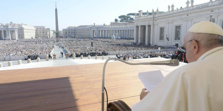 Papa Francesco, Udienza CL