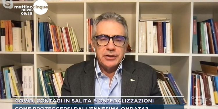 Fabrizio Pregliasco ai microfoni di Mattino 5