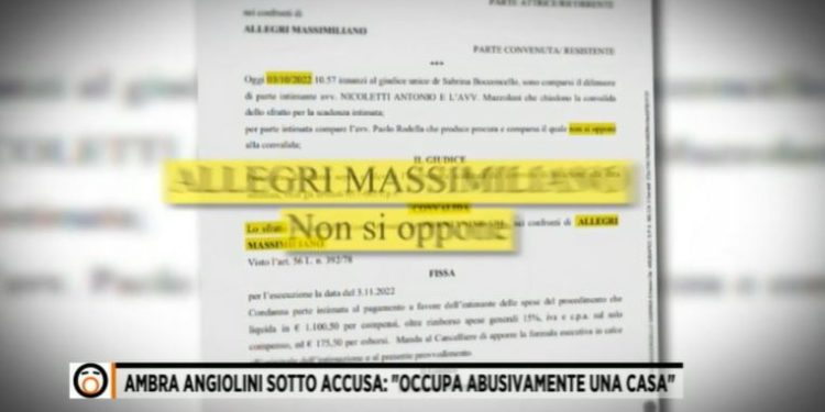 Caso Ambra Angiolini, il documento di Fuori dal Coro