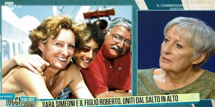 Sara Simeoni e il figlio Roberto a "Oggi è un altro giorno"