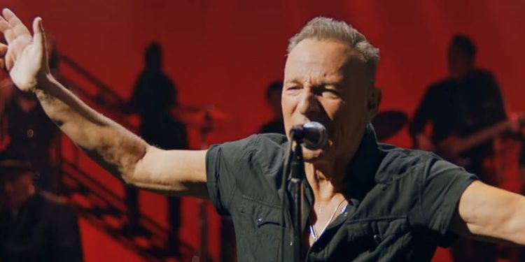 Bruce Springsteen, foto da Youtube