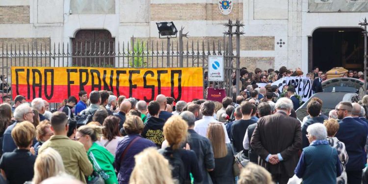 Funerali di Francesco Valdiserri a Roma (Foto: 2022, LaPresse)