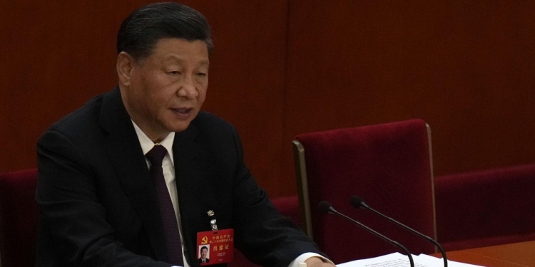 Cina, Xi Jinping al Congresso del Pcc (Foto: 2022, LaPresse)