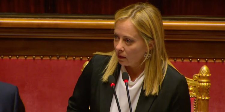 Meloni al Senato