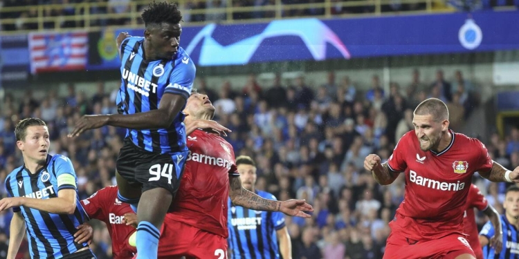 Diretta Bayer Leverkusen Bruges, Champions League gruppo B (Foto LaPresse)