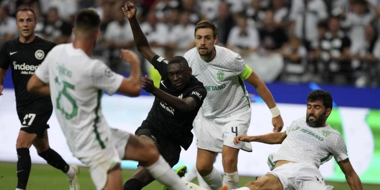 Video Sporting Eintracht, Champions League gruppo D (Foto LaPresse)