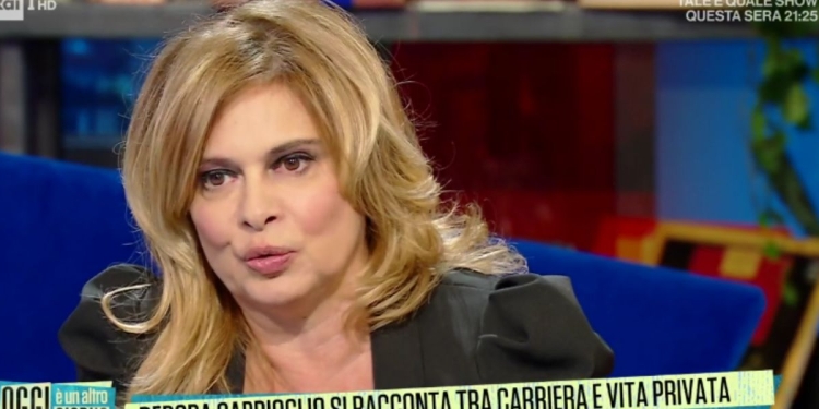 Debora Caprioglio (Rai 1, diretta Oggi è un altro giorno)