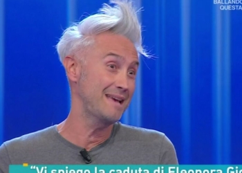 Vincenzo Schettini spiega la caduta di Eleonora Giorgi (Rai 1, diretta ItaliaSì!)