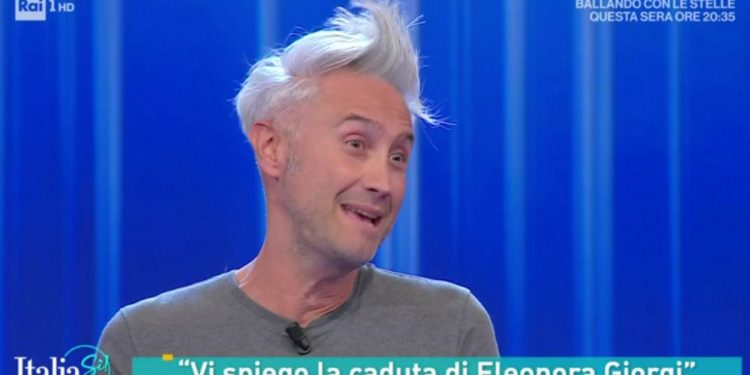 Vincenzo Schettini spiega la caduta di Eleonora Giorgi (Rai 1, diretta ItaliaSì!)