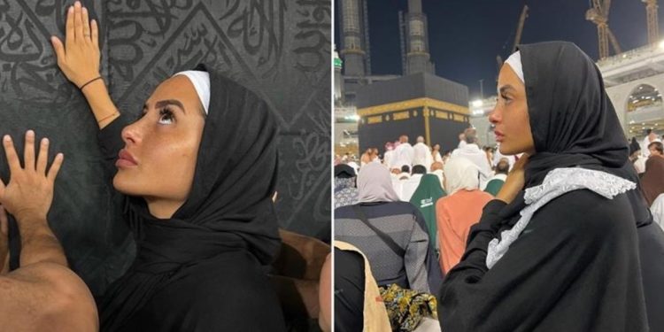 Marine El Himer si è convertita all'Islam (da Instagram)