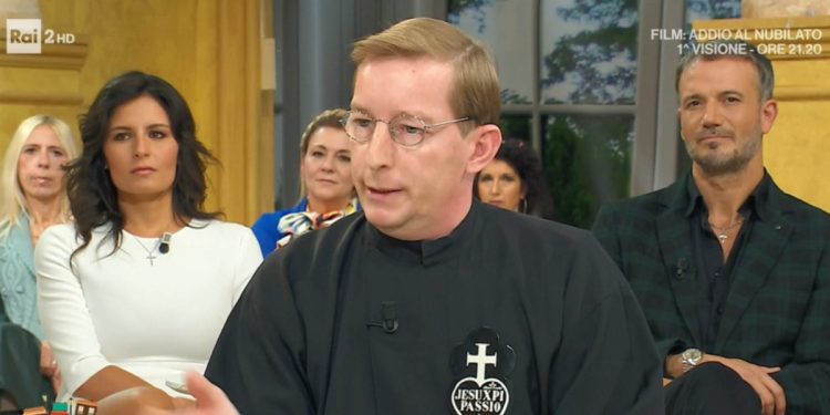 Padre Davide Costalunga (I  Fatti Vostri, 2022)