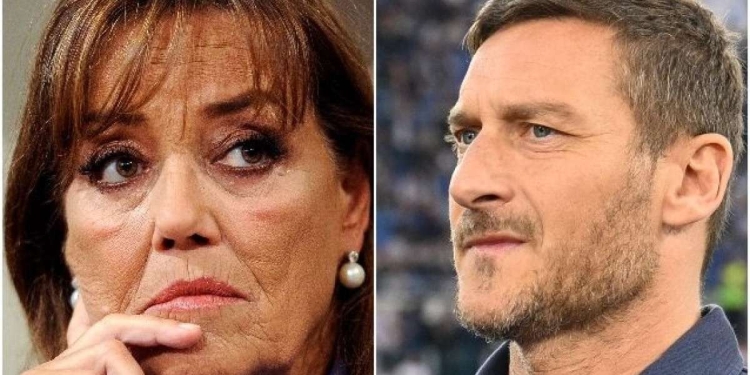 Annamaria Bernardini De Pace e Francesco Totti
(Foto: web)